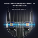 🔥Suporte para Celular 2025 Atualizado com Caixa de Som por Indução / Power Bank / Luz Ambiente