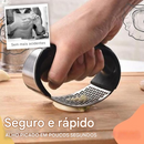 Espremedor de alho de aço inoxidável