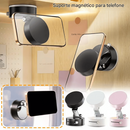 🔥 Suporte de celular magnético a vácuo, dobrável e portátil