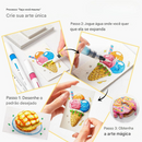 Kit de pintura com textura mágica definitiva