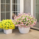 💥Material de alta qualidade atualizado 🌸Seda sintética colorida, resistente a raios UV e sem desbotamento, glória da manhã