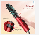 (Compre 1 Leve 2) Modelador de Cabelo 2 em 1 com Ar Quente e Secador Rotativo ✅
