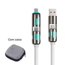 🔥Cabo USB 4 em 1 com Carregamento Rápido ⚡