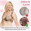 🎁 Sutiã super franzido | Sutiã refrescante de renda e seda gelada