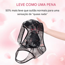 🎁 Sutiã super franzido | Sutiã refrescante de renda e seda gelada