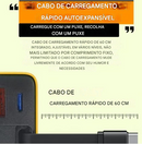 ✨Carregador 3 em 1 Retrátil 80W MAX Rápido