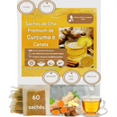 🌹Chá de cúrcuma, gengibre e canela 149% natural