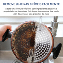 Pasta de limpeza mágica de aço inoxidável com nanotecnologia - SEGURA PARA SUPERFÍCIES, SEM RESÍDUOS