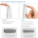 Removedor de calos elétrico para pés