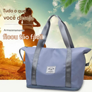 Bolsa de Viagem com Separação para Itens Molhados, Extensível e de Alta Capacidade