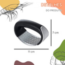 Espremedor de alho de aço inoxidável