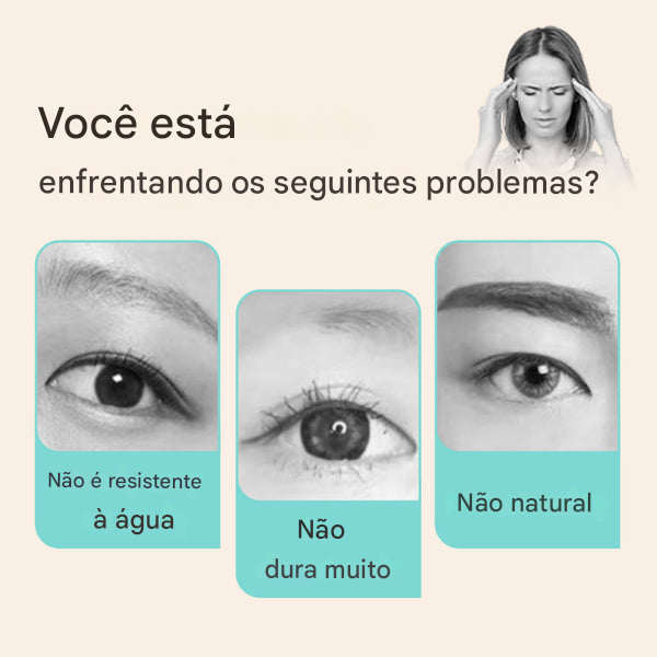 【🔥Compre 3 e ganhe 2 grátis🎁】Lápis de sobrancelha à prova d’água de alta qualidade