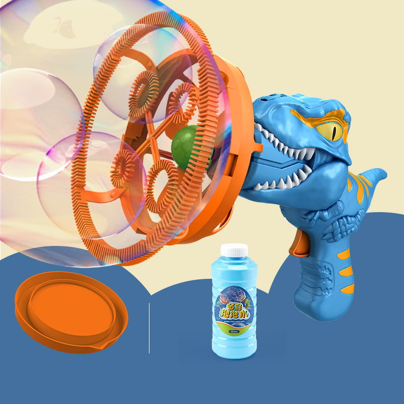 🦖Máquina de bolhas elétrica de dinossauro