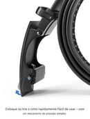 Cinto de Couro Masculino com Fivela de Catraca