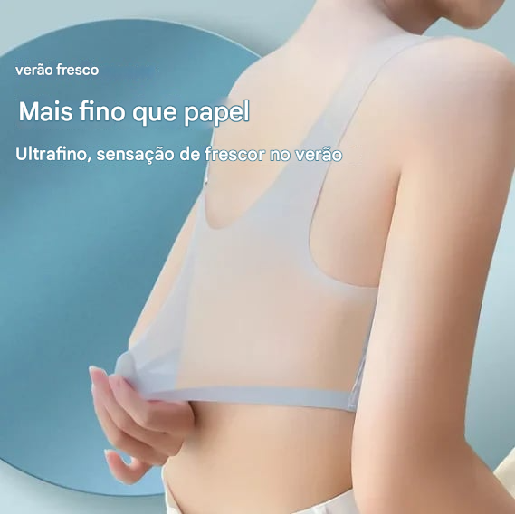 💕Leonisa Sutiã Lifting Ultrafino de Seda Gelada