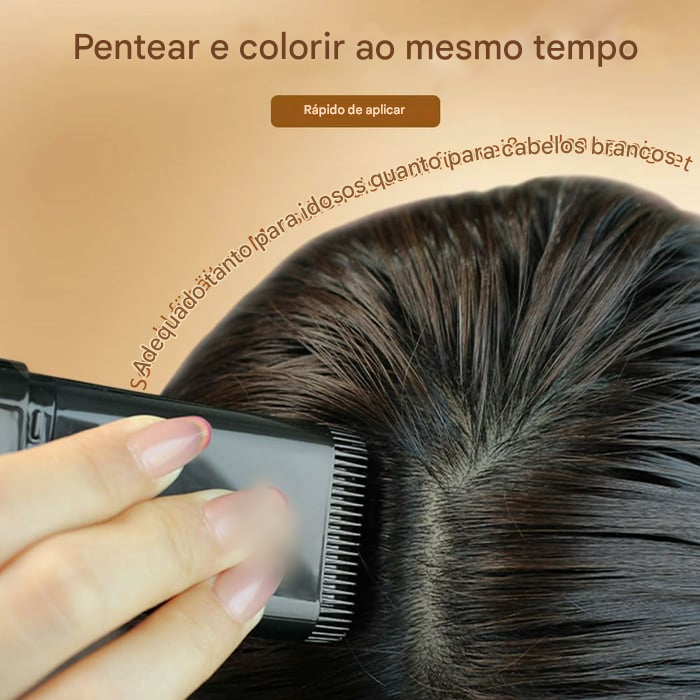 🔥Venda quente 👍🏻Pente portátil para tingimento de cabelo e cobertura de cabelos grisalhos