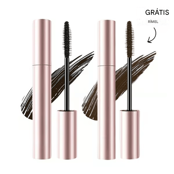 🔥Máscara Duo Preta & Marrom para Maquiagem de Cílios