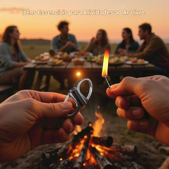 🎁Último dia 🔥Isqueiro com chaveiro 🔒Compacto e prático, nunca se perde