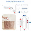 Pacote com 9 bolsas de viagem leves com bomba elétrica USB