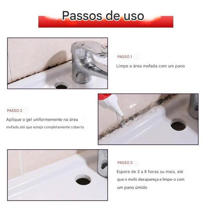 🎁Gel removedor de mofo doméstico