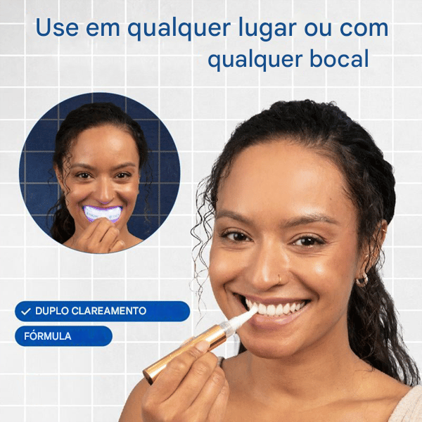 Caneta Clareadora para Remoção de Manchas e Dentes Mais Brancos ✨🦷