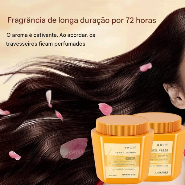 Creme de proteína capilar nutritivo de luxo com essência de aminoácidos