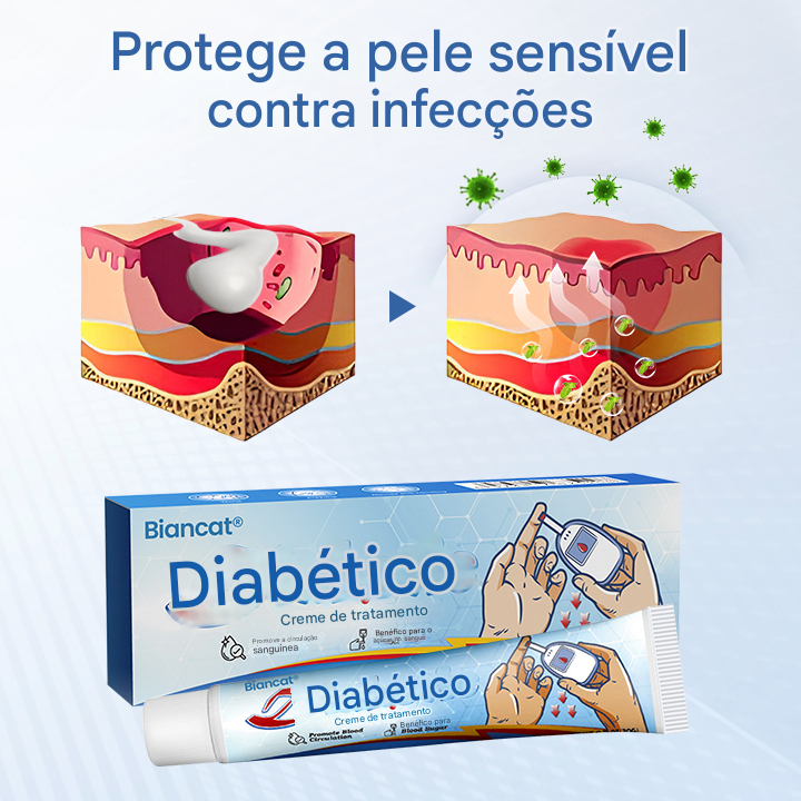 Creme de tratamento para diabetes Biancat® VitaGluco