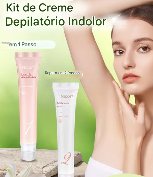 Kit de Creme Depilatório para Mulheres