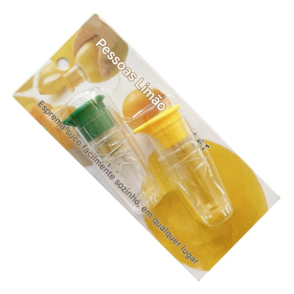 Novo espremedor de limão com tampa de rosca 🍋✨