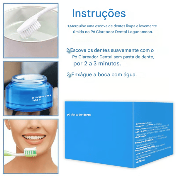 ❤️Pó Clareador Dental | Clareamento e Remoção de Manchas