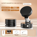 🔥 Suporte de celular magnético a vácuo, dobrável e portátil