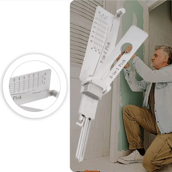 Decodificador de chave-mestra em aço inoxidável