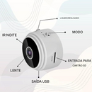 🔥 Mini câmera de segurança magnética sem fio HD 1080p