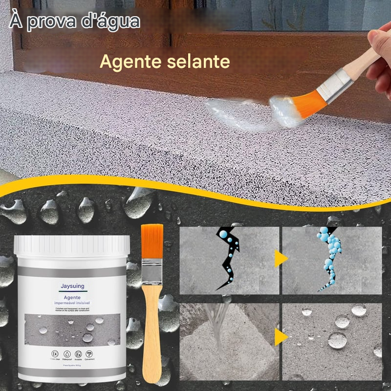 Agente anti-vazamento super forte, invisível e à prova d'água