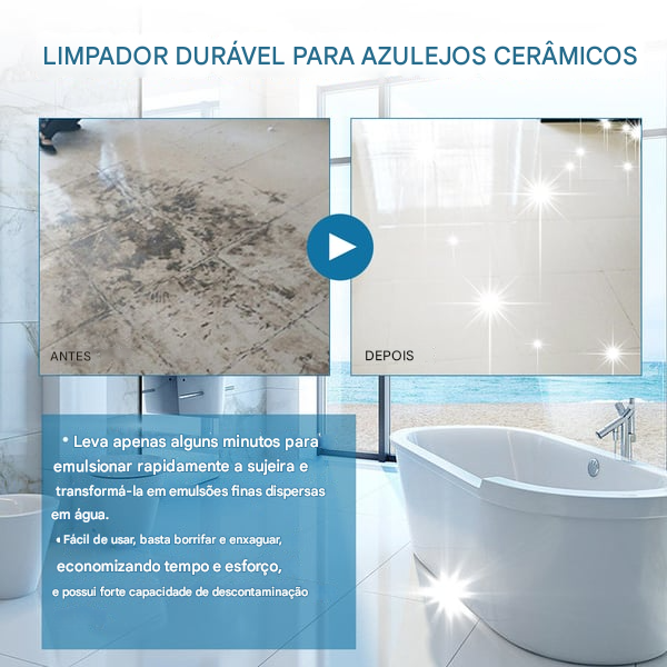 Borrifador de Limpeza para Rejunte de Azulejos (Facilita Muito a Limpeza do Rejunte) 🧼✨