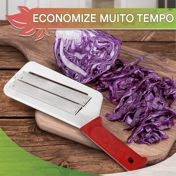 Faca trituradora de aço inoxidável - Economize tempo e energia cozinhando! ⏳🍳