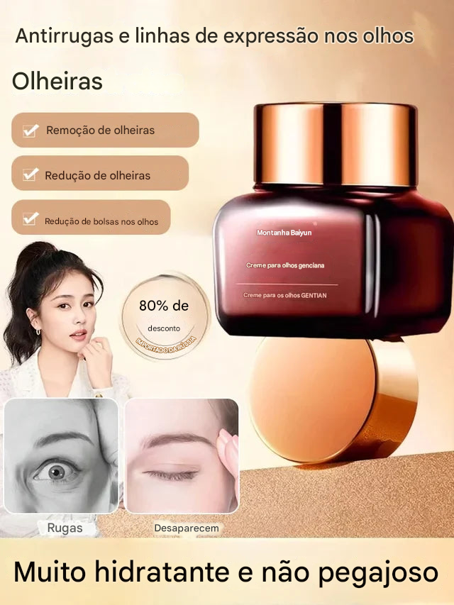 Creme para Olhos Anti-Rugas de Genciana