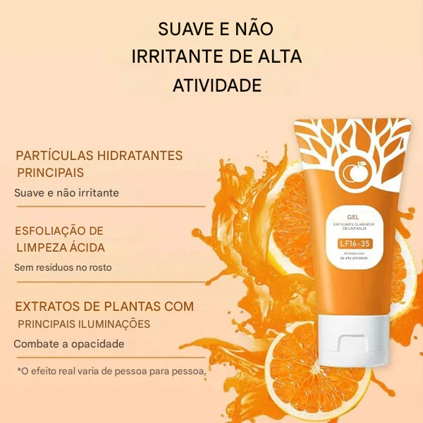 🌟 2025 Micro-Esfoliante - Gel Esfoliante Enzimático Laranja