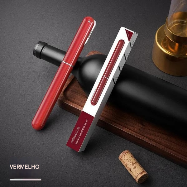 Saca-rolhas de Vinho por Pressão de Ar🍾