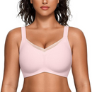 🎉🏆 Sutiã Feminino Sem Fio com Decote em V e Tiras Cruzadas em Tule – Bralette Confortável, Sem Aro, Sem Costura, Push-Up, Suporte para Camisetas, Ideal para o Dia a Dia ✅