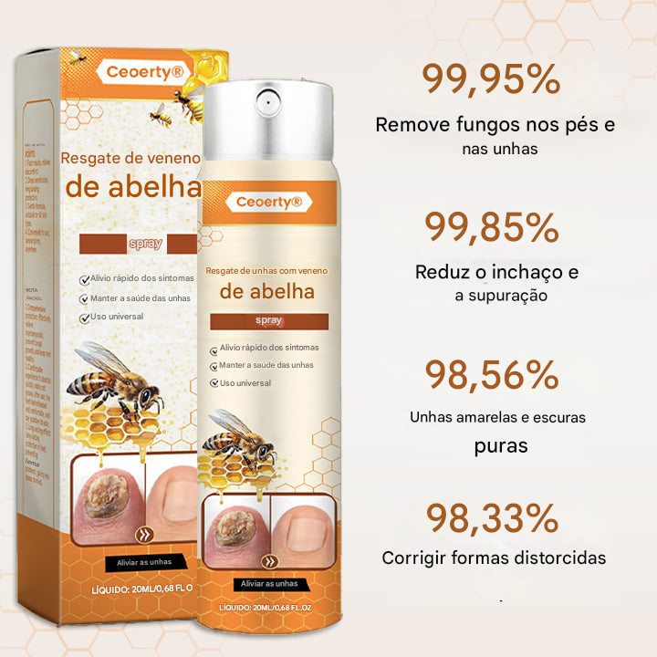 Ceoerty® Resgate das Unhas Spray de Veneno de Abelha