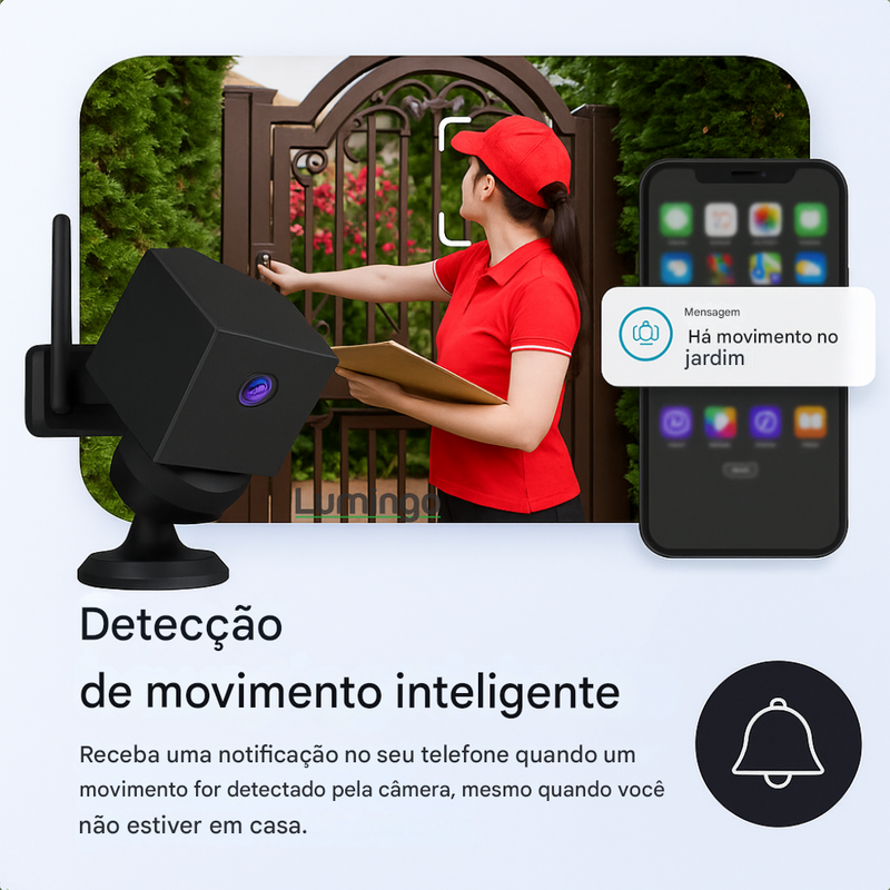 SafeCam Pro™ | Sempre protegido – mesmo sem internet ou energia