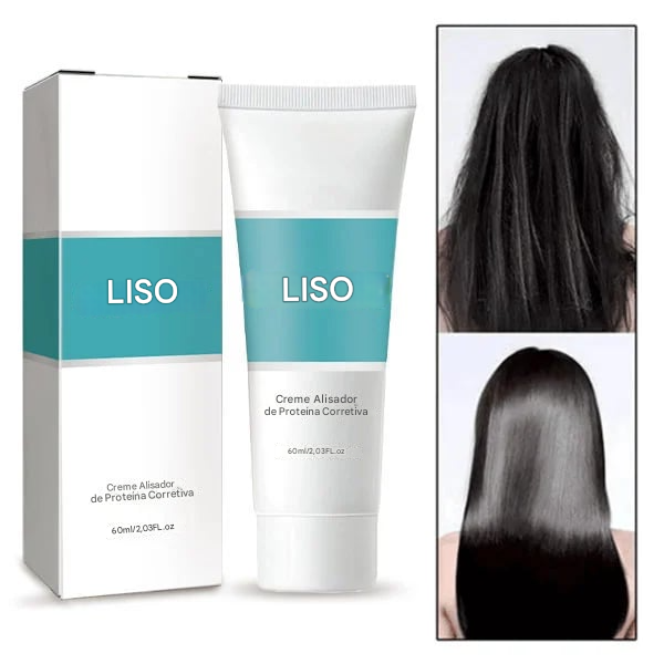 🔥Creme de Alisamento Capilar Seda & Brilho