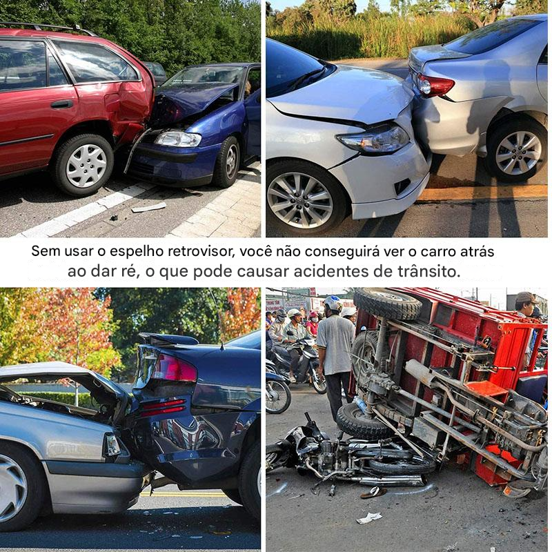 🔥Espelho convexo panorâmico universal de 11,81 polegadas