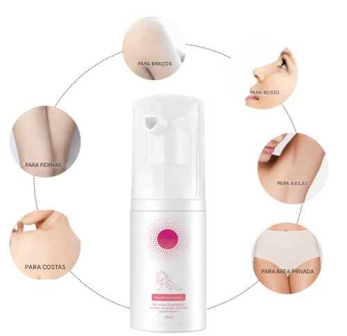 Suave como Mel: Spray Mousse Depilatório