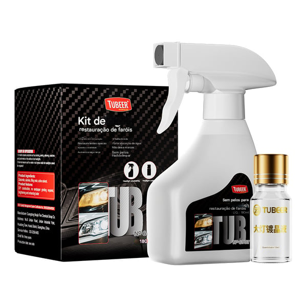 🚘 Kit de Fluido para Restauração de Faróis Automotivos