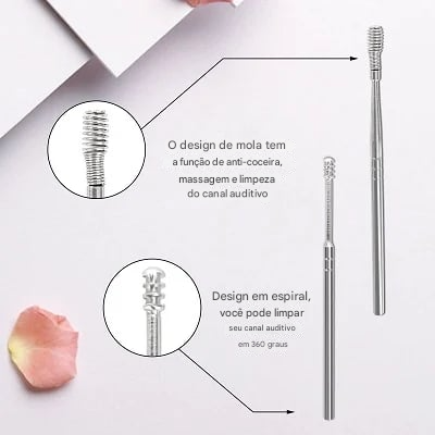 Kit de Ferramentas para Limpeza de Cera de Ouvido