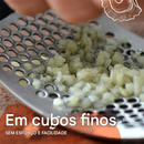 Espremedor de alho de aço inoxidável