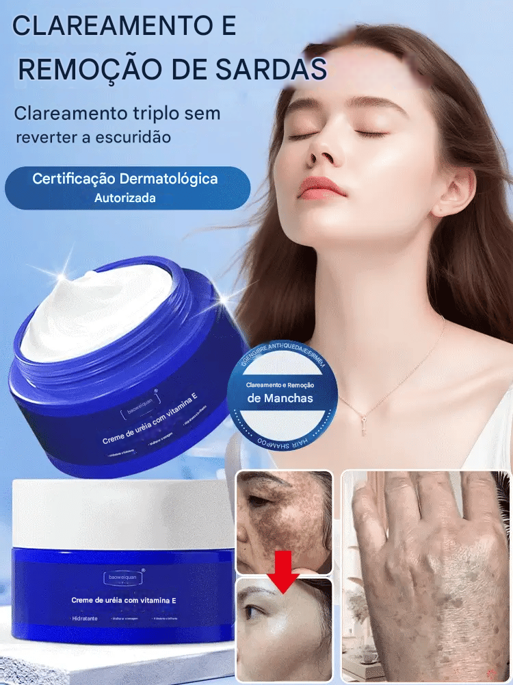Creme com Ureia para Clareamento de Manchas