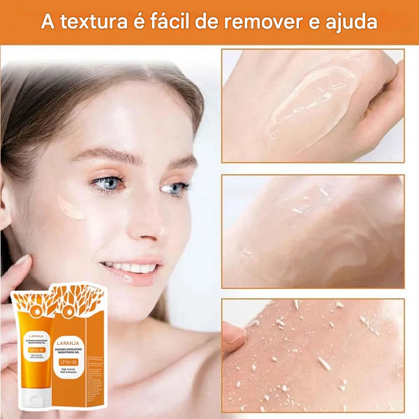 🌟 2025 Micro-Esfoliante - Gel Esfoliante Enzimático Laranja